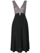Christopher Kane Crystal Embellished Midi Dress - Black