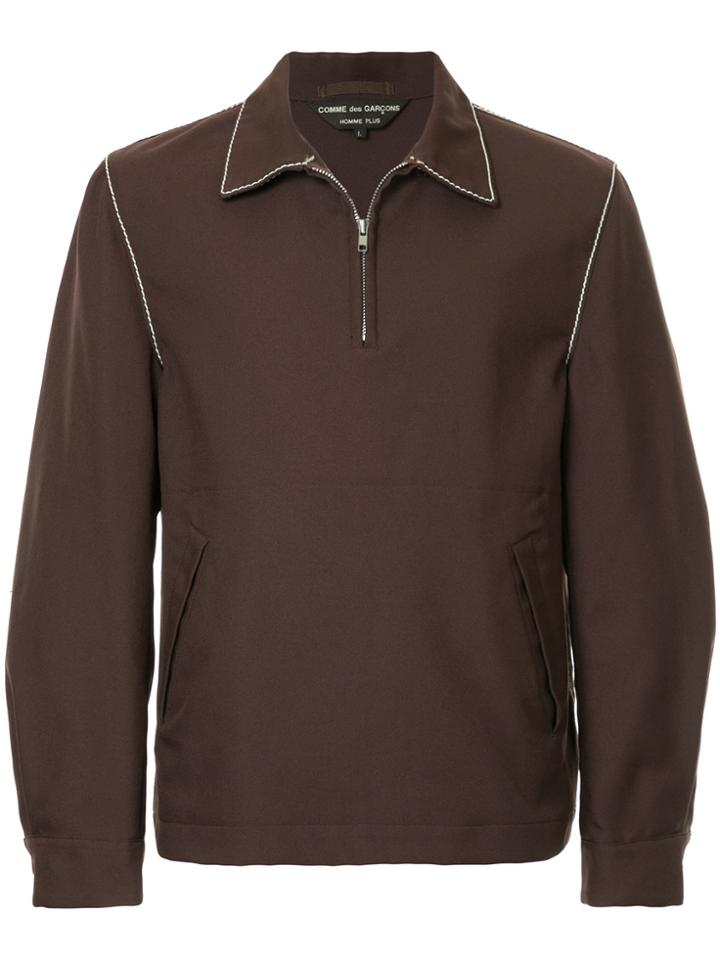 Comme Des Garçons Vintage Stitching Detail Shirt - Brown