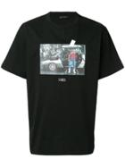Throwback. Marty Print T-shirt - Black