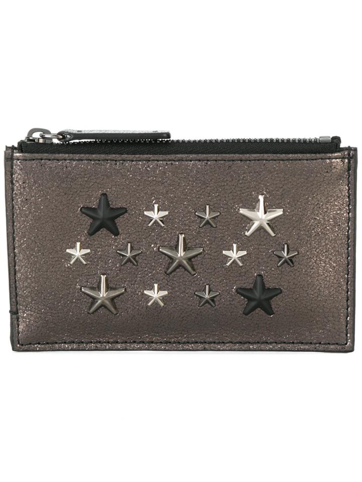 Jimmy Choo Camelot Star Studded Wallet - Metallic