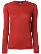 Junya Watanabe Comme Des Garçons Slim-fit Sheer Top - Yellow & Orange