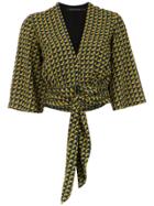 Andrea Marques Laço Cropped Top - Green