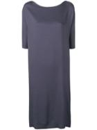 Fabiana Filippi Basic Shortsleeved Dress - Blue