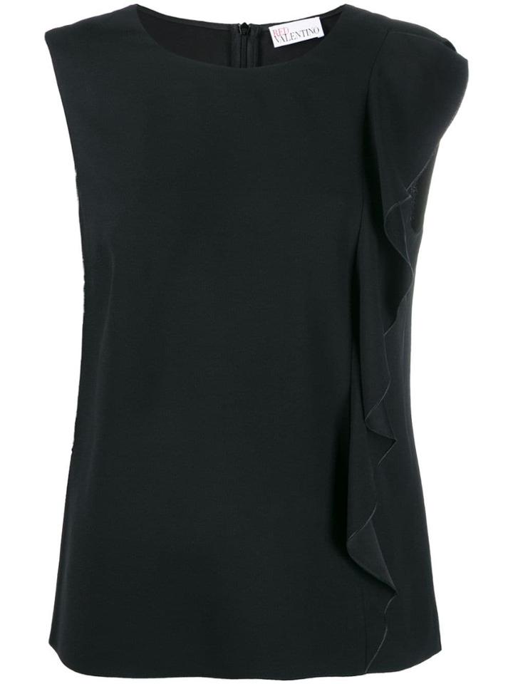 Red Valentino Textured Shift Dress - Black