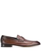 Santoni Foster Loafers - Brown