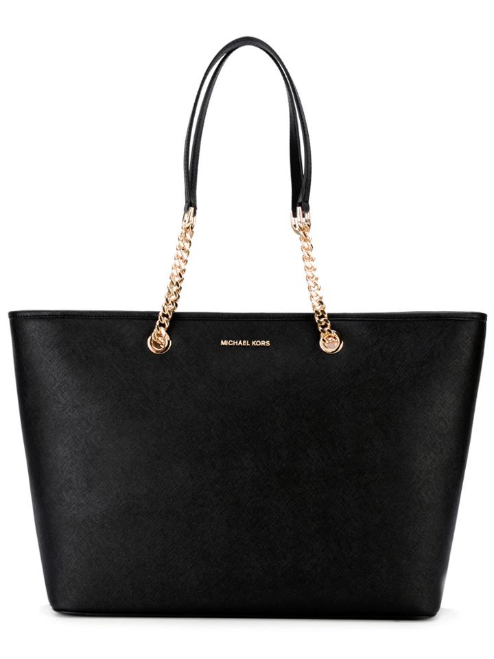 Michael Michael Kors Jet Set Travel Medium Tote - Black