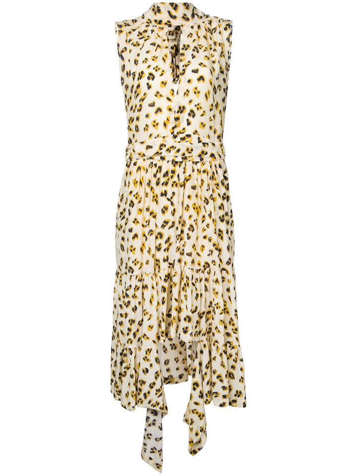 Kitx - Roar Dress - Women - Silk - 12, Yellow/orange, Silk