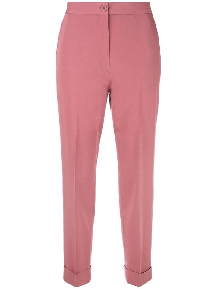 Bottega Veneta Turn Up Hem Trousers - Pink