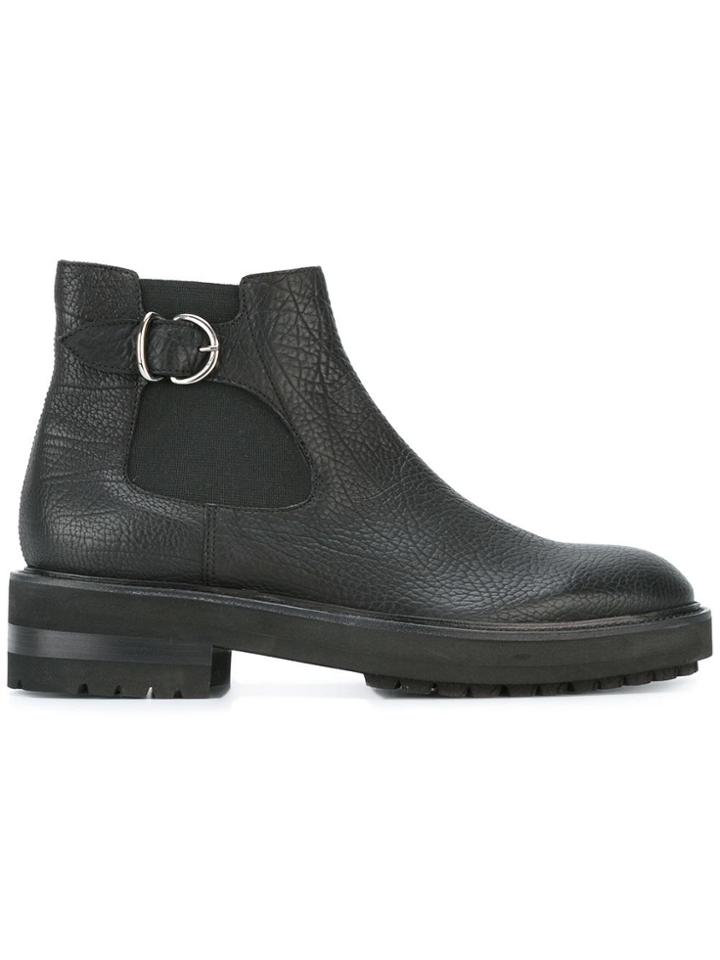 Fratelli Rossetti Buckled Ankle Boots - Black