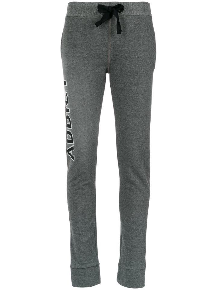 Andrea Bogosian Addict Print Track Trousers - Grey