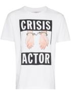 Neighborhood X Cali Crisis Actor And Hand Printed Cotton Tshirt -