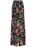 Alice Mccall Floral-print Skirt - Black