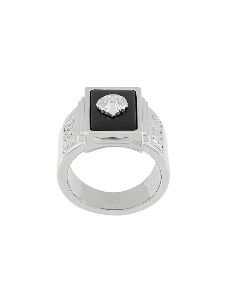 Versus Lion Pendant Ring - Metallic