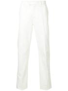 Gieves & Hawkes Tailored Fitted Trousers - White