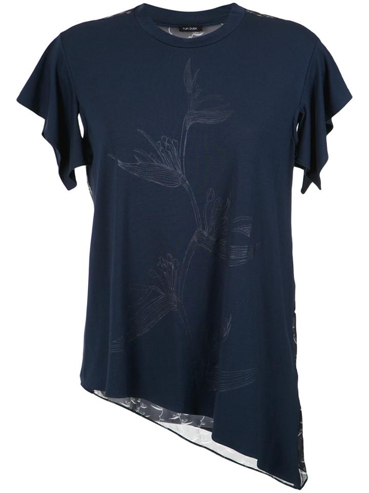 Tufi Duek Asymmetric T-shirt - Blue