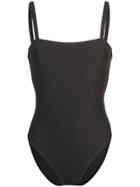 Asceno Plain Swimsuit - Black