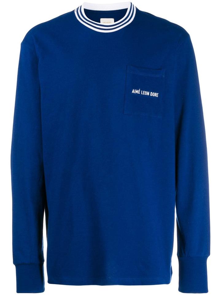 Aimé Leon Dore Logo Sweatshirt - Blue