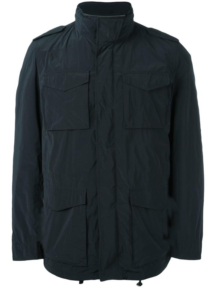 Herno Multi-pocket Field Jacket - Blue