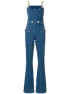 Balmain Denim Jumpsuit - Blue