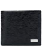Salvatore Ferragamo Foldover Textured Wallet - Black