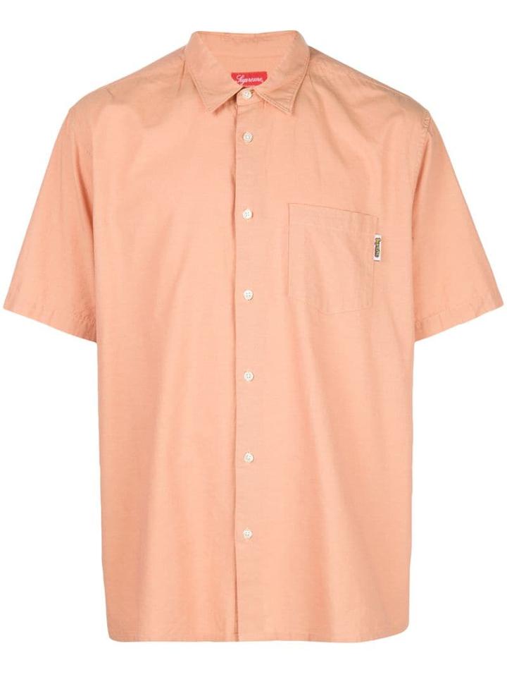 Supreme S/s Oxford Shirt - Orange