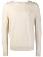 Maison Kitsuné Logo Patch Sweater - Neutrals