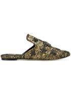 Sanayi 313 Embroidered Mules - Black