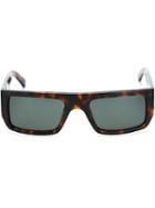 Lesca Rectangular Frame Sunglasses