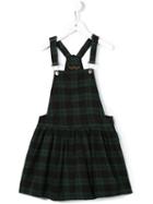 Finger In The Nose 'trouble' Dungaree Dress, Girl's, Size: 8 Yrs, Black