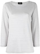A.p.c. - Breton Stripe Jumper - Women - Spandex/elastane/viscose/metallic Fibre - L, Grey, Spandex/elastane/viscose/metallic Fibre