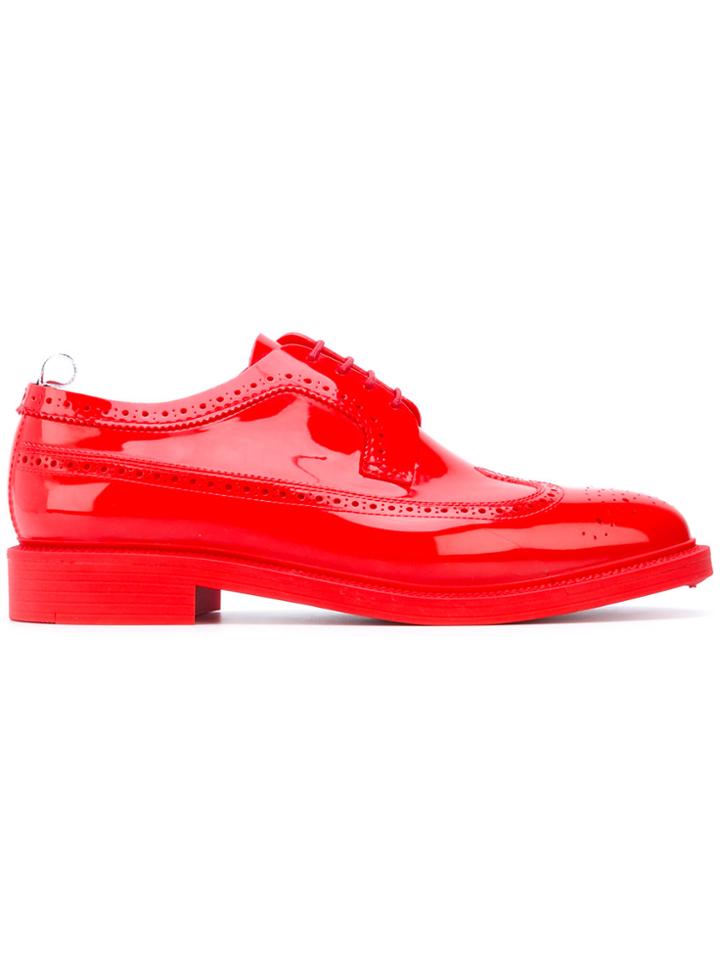 Thom Browne Varnish Brogues - Red