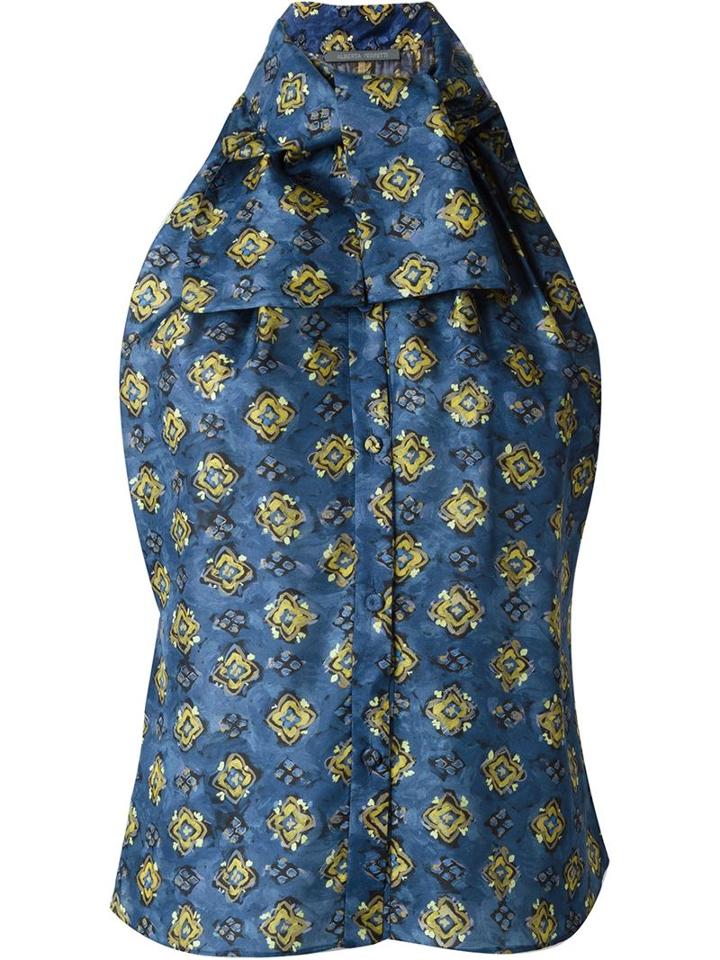 Alberta Ferretti Collar Shirt With Scarf