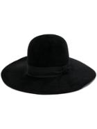 Dolce & Gabbana Wide-brim Hat - Black