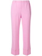 No21 Pipe Trim Trousers - Pink & Purple