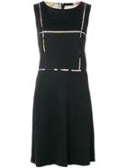 Emilio Pucci Vintage Sleeveless Shift Dress - Black