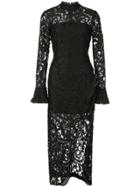 Alexis Fitted Lace Dress - Gold