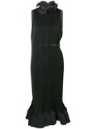 Tibi Pleated Sleeveless Dress - Black