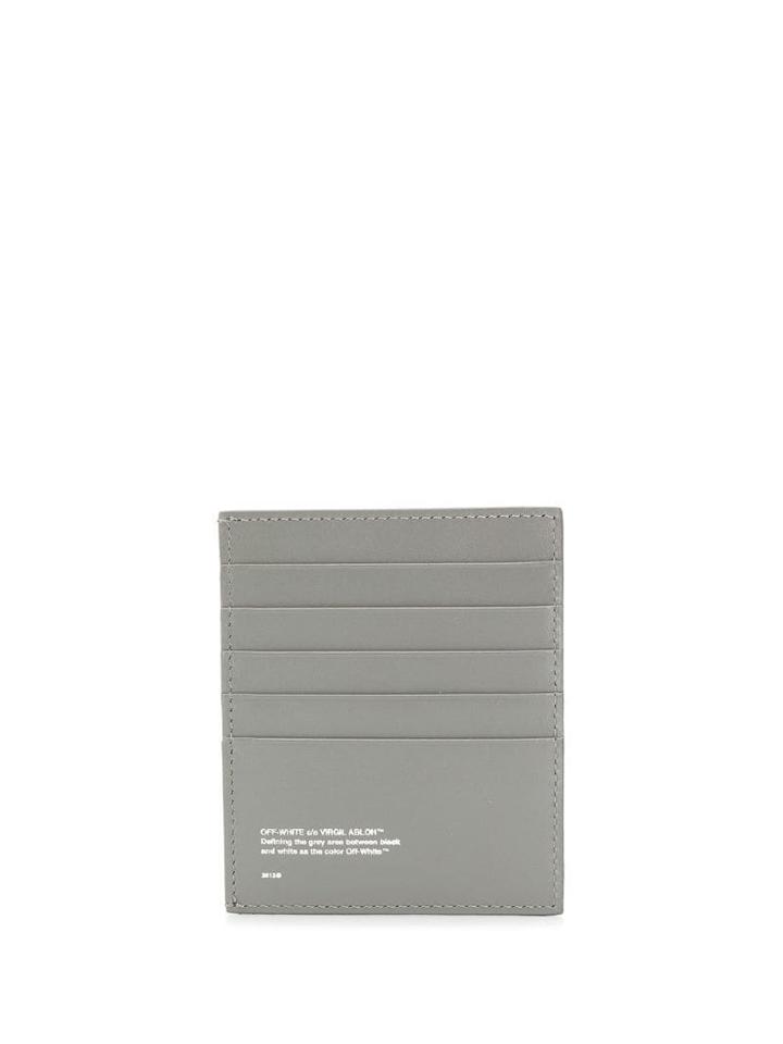 Off-white Logo Print Cardholder - Grey