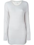 Iro Sheer Longsleeved T-shirt, Women's, Size: Medium, Grey, Polyamide/alpaca