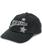 Palm Angels Logo Studded Baseball Cap - Black