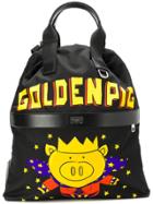Dolce & Gabbana Goldenpig Backpack - Black