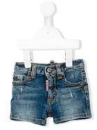 Dsquared2 Kids - Classic Denim Shorts - Kids - Cotton/spandex/elastane - 18 Mth, Blue