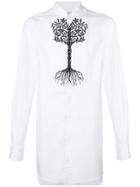 Alexander Mcqueen Tree Patch Shirt - White