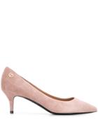 Pollini Kitten Heel Pumps - Pink