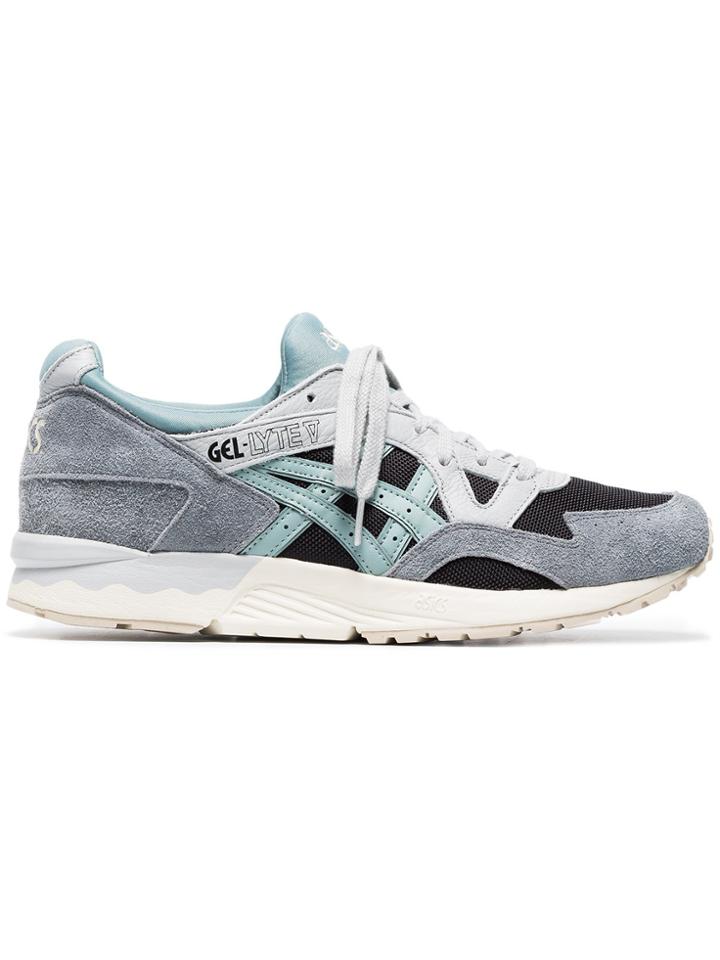 Asics Blue Gel-lye V Suede Sneakers - Grey