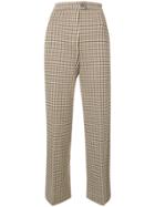 Moncler Houndstooth Trousers - Nude & Neutrals