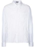 Lanvin - Inverted Seam Long Sleeve Shirt - Men - Cotton - 41, White, Cotton