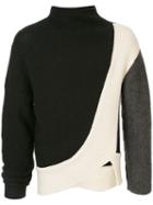 Kiko Kostadinov Two-tone Knit Jumper - Black