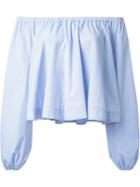 Alexander Lewis 'liliana' Blouse, Women's, Size: 14, Blue, Cotton