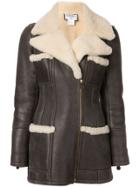 Chanel Vintage Faux Shearling Jacket - Brown